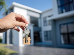 person moving into a new home they bought